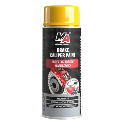 LAKIER DO ZACISKŕW HAM. ˝ŕťTY 400ML / BRAKE CALIPER SPRAY YELLOW / MOJE AUTO PROFESSIONAL