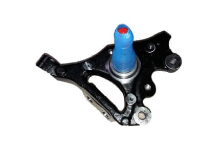 STUB AXLE, WHEEL SUSPENSION